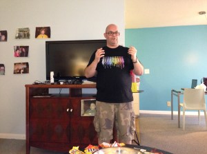 Gary lecturing with nothing.